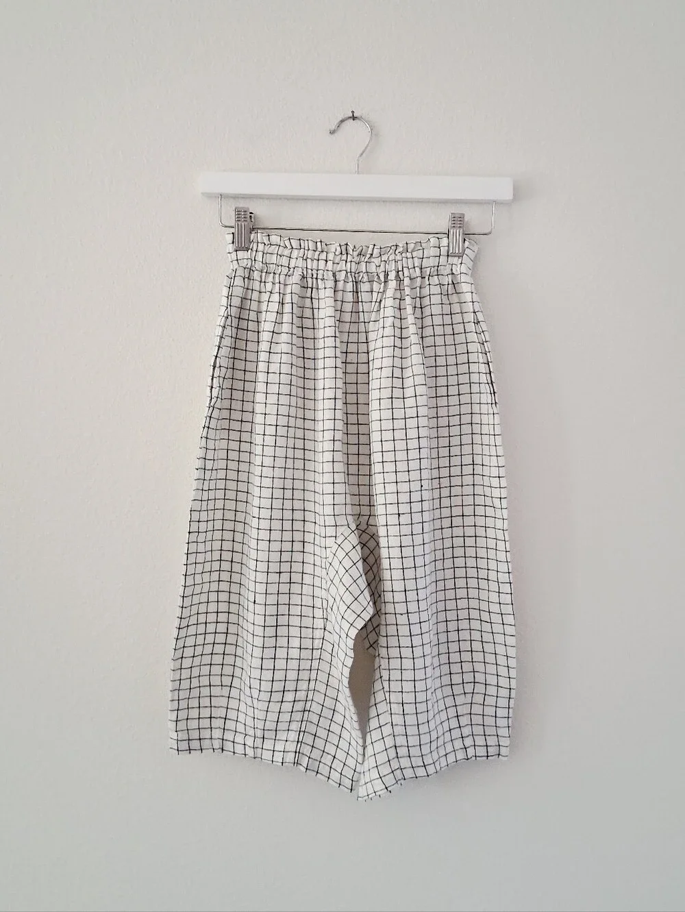 Soor Ploom Hetty Linen Checked Culottes